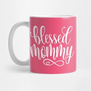 Simple Blessed Mama Mother's Day Inspirational Quote Mug